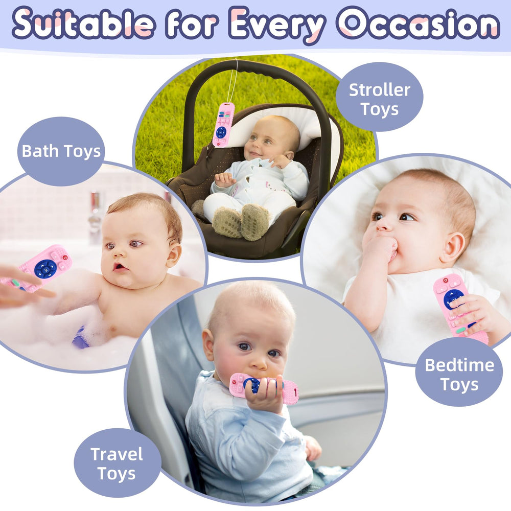 AiTuiTui teether with number grooves helps early number discovery.