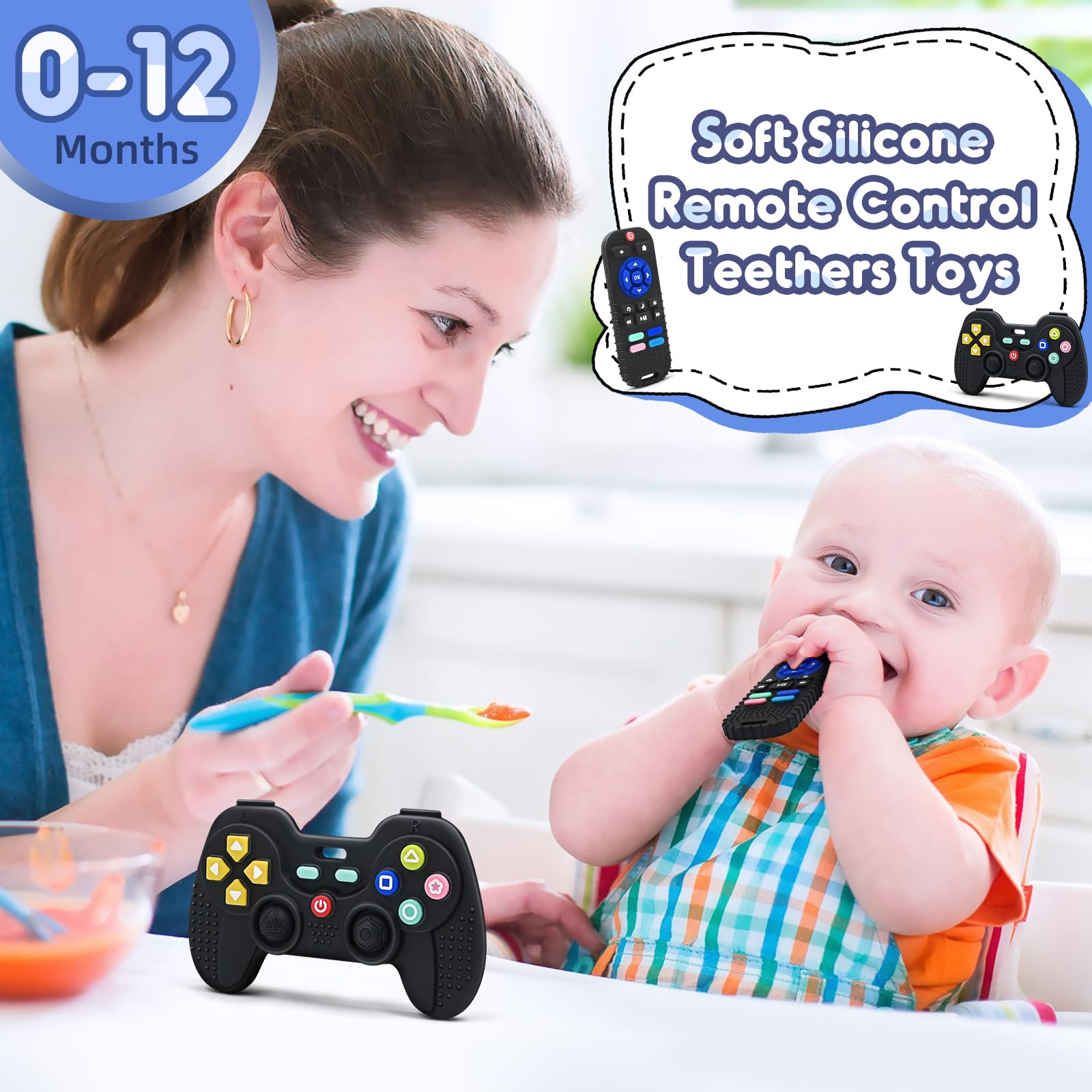 AiTuiTui portable teether ideal for travel with baby