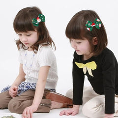 AIUPUOC snowflake accent clip for winter-ready hairstyle