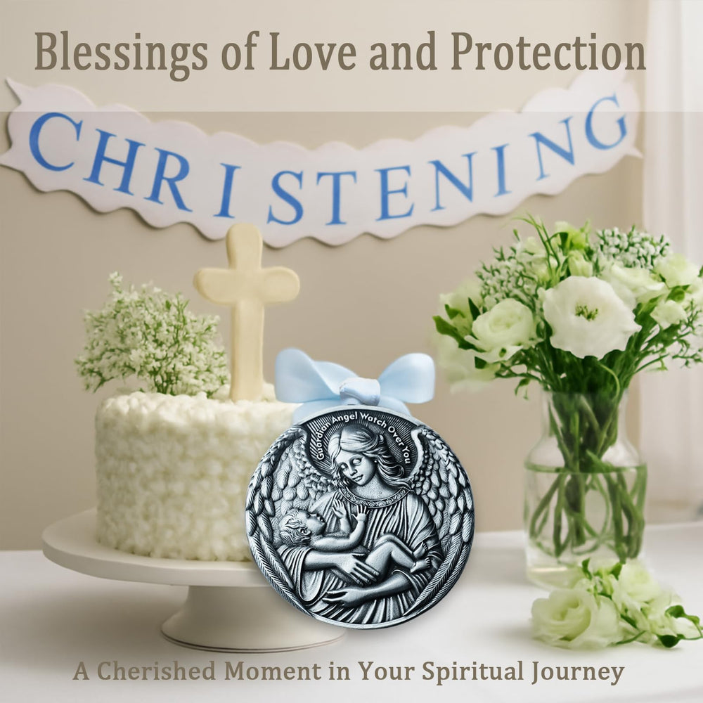 aiviwiai baptism gift medal ready to give.