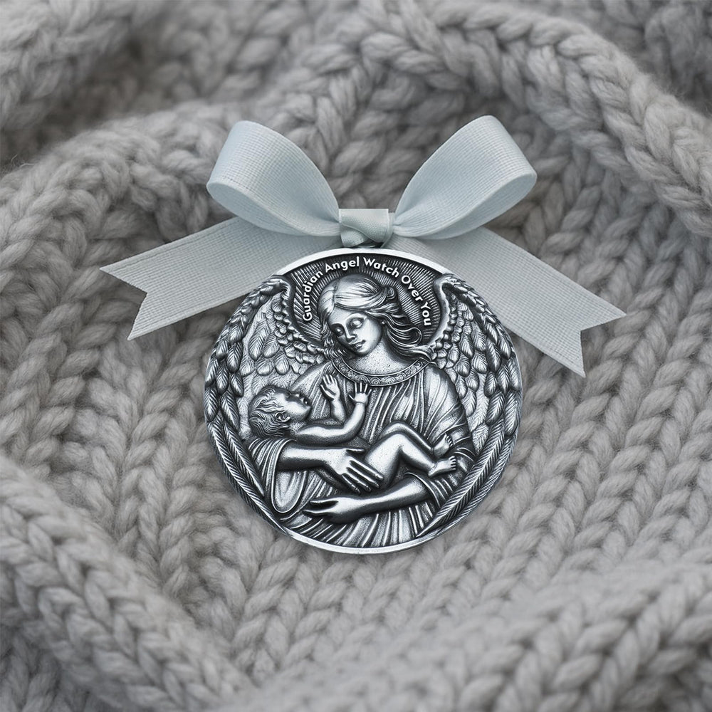 aiviwiai infant loss memorial medal offers serene remembrance and comfort.