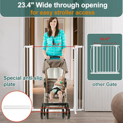 AiWMGL gate double-lock handle for secure one-handed operation