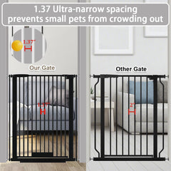 AiWMGL gate durable steel construction withstands pet activity for lasting safety