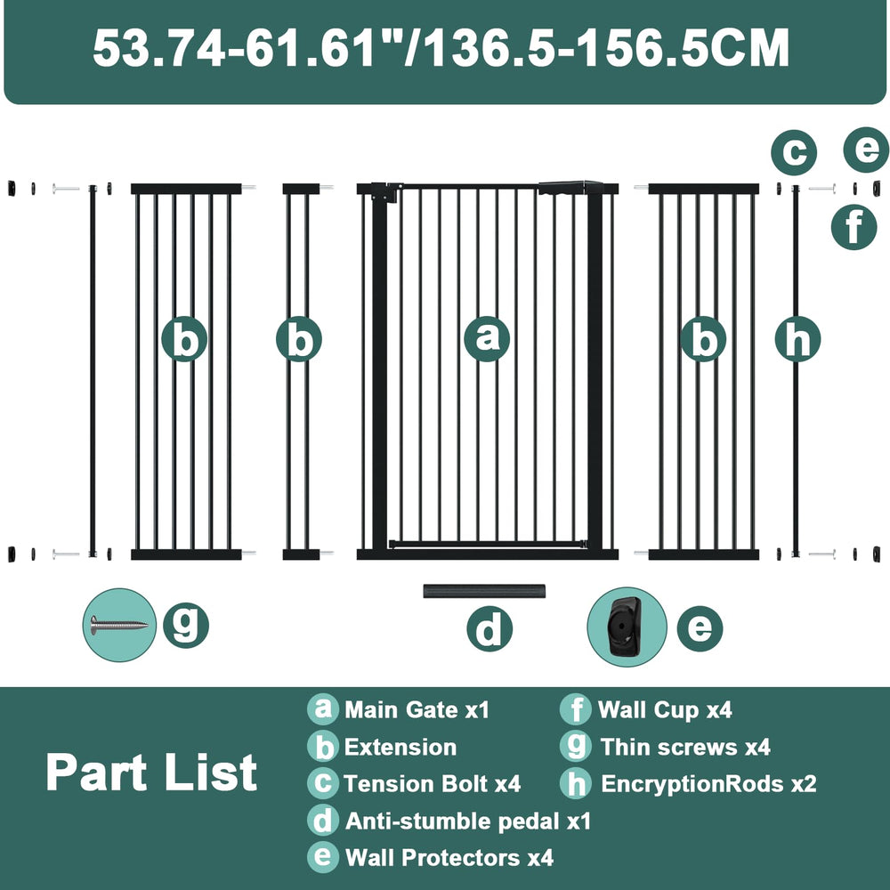 AiWMGL gate wall-protection pads prevent wall marks.
