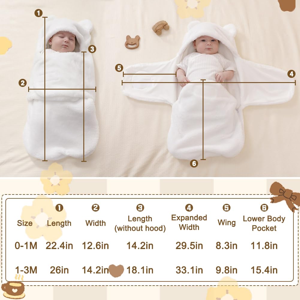 AiWMGL unisex fleece swaddle doubles as a sleeping sack or crib wrap.
