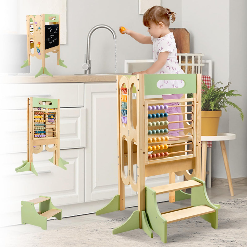 aiwo 6in1 tower with eight non-slip feet enhances stability during use