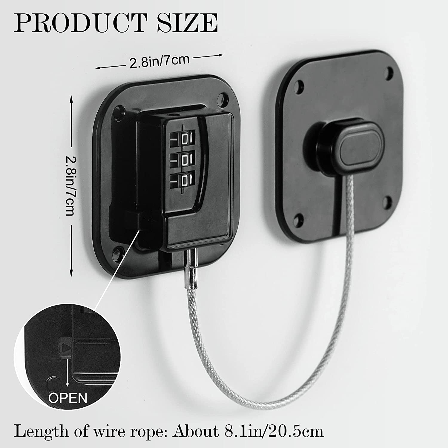AIXIAOYA Refrigerator Lock code-entry demonstrates quick setup and stress-free parenting routines.