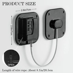 AIXIAOYA Refrigerator Lock code-entry demonstrates quick setup and stress-free parenting routines.
