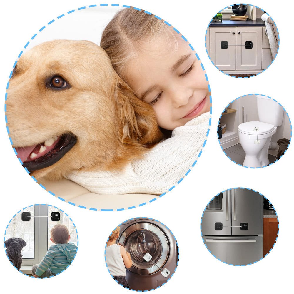 AIXIAOYA fridge lock default password 000 ready to use for quick setup.