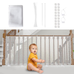 Aixingyun child safety net installed on stairs for enhanced baby protection