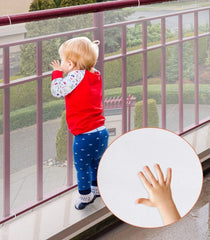 Aixingyun child safety net on stairs—durable weave for extended baby protection.