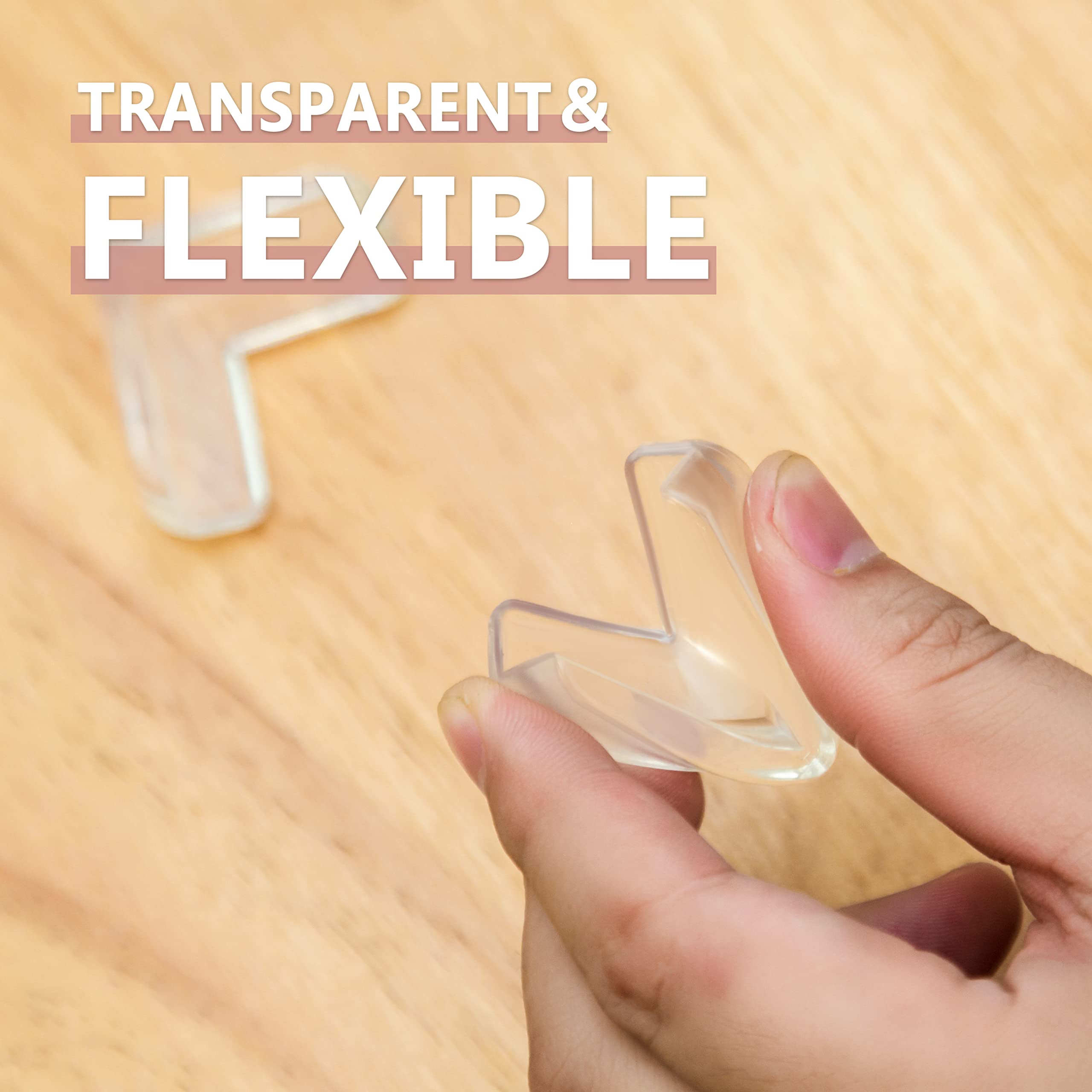 AIXMEET childproofing shield on sharp edges creates a safer play area for toddlers.