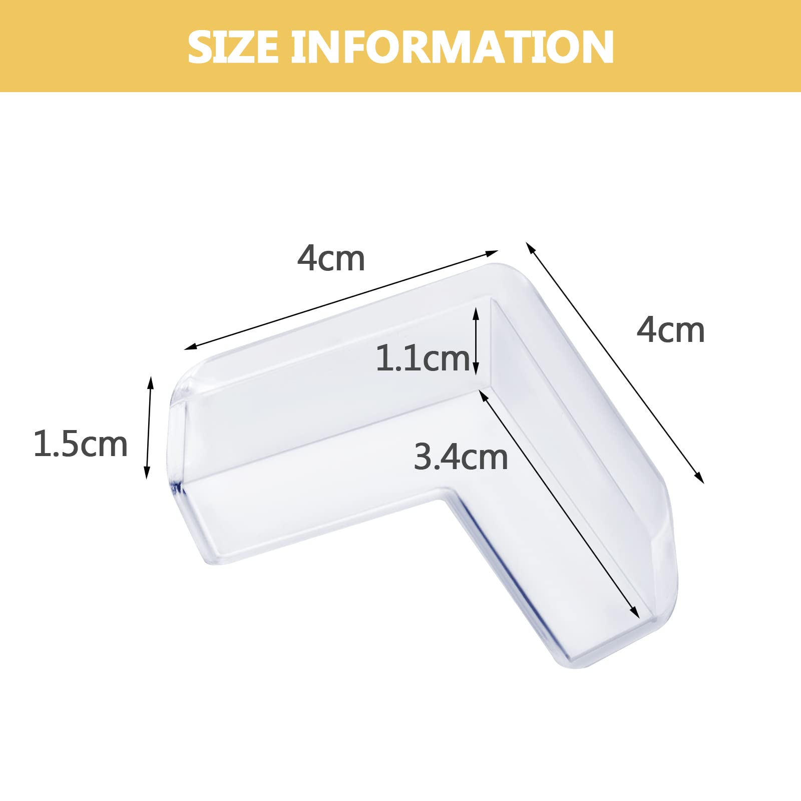 AIXMEET transparent furniture corner protectors preserving furniture aesthetics.