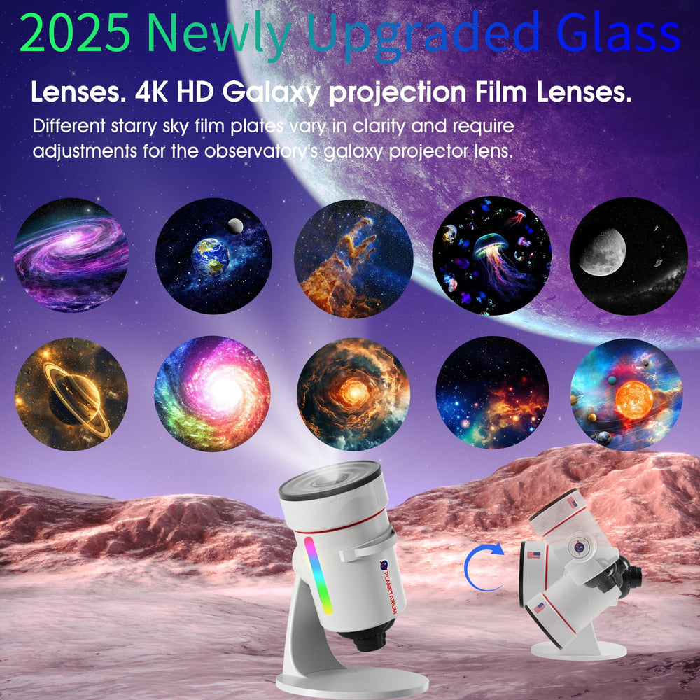 aiyyotto star projector 360 rotation enables dynamic ceiling scenes from any angle.