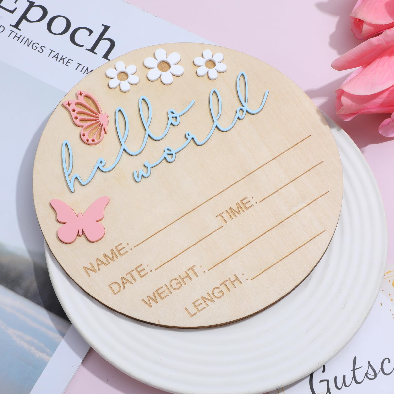 Ajcotahm basswood and acrylic construction for durable keepsake