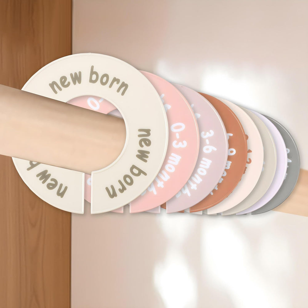 Ajcotahm double-sided labels improve visibility for quick outfit selection.