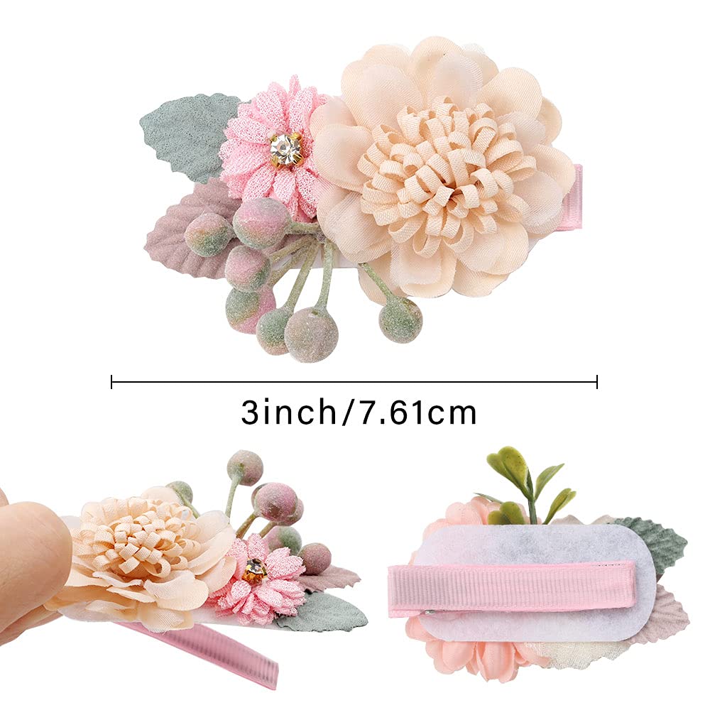 AJLTPA Flower Clip Style-A yellow clip for cheerful party looks
