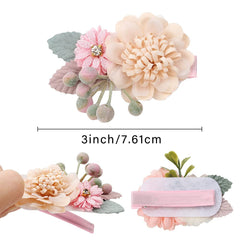 AJLTPA Flower Clip Style-A yellow clip for cheerful party looks