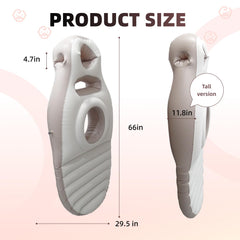 AJOFIEK belly-hole closeup highlights tummy-friendly comfort