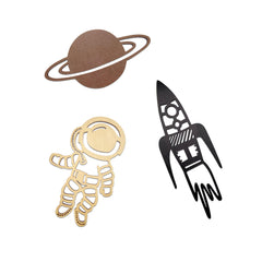 Ajqiomh Space Trio astronaut wall decor adds playful learning vibes to a kids room