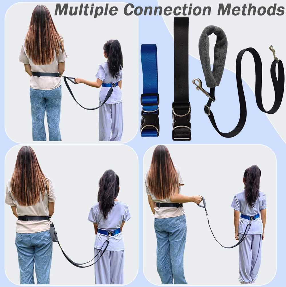 Ajqxh Secure Waist Leash Harness tether length adjustment shows 3–6 ft reach
