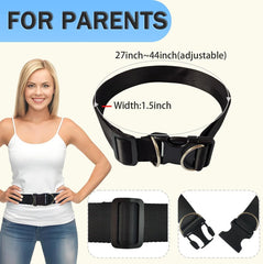 Ajqxh upgraded waist harness grab-handle closeup emphasizes soft velvet grip for secure hold.