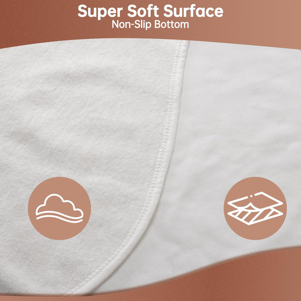Ajrwiiy liner close-up reveals highly absorbent surface for mess absorption.
