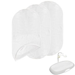 Ajrwiiy changing pad liners pack shows multi-use travel protection.