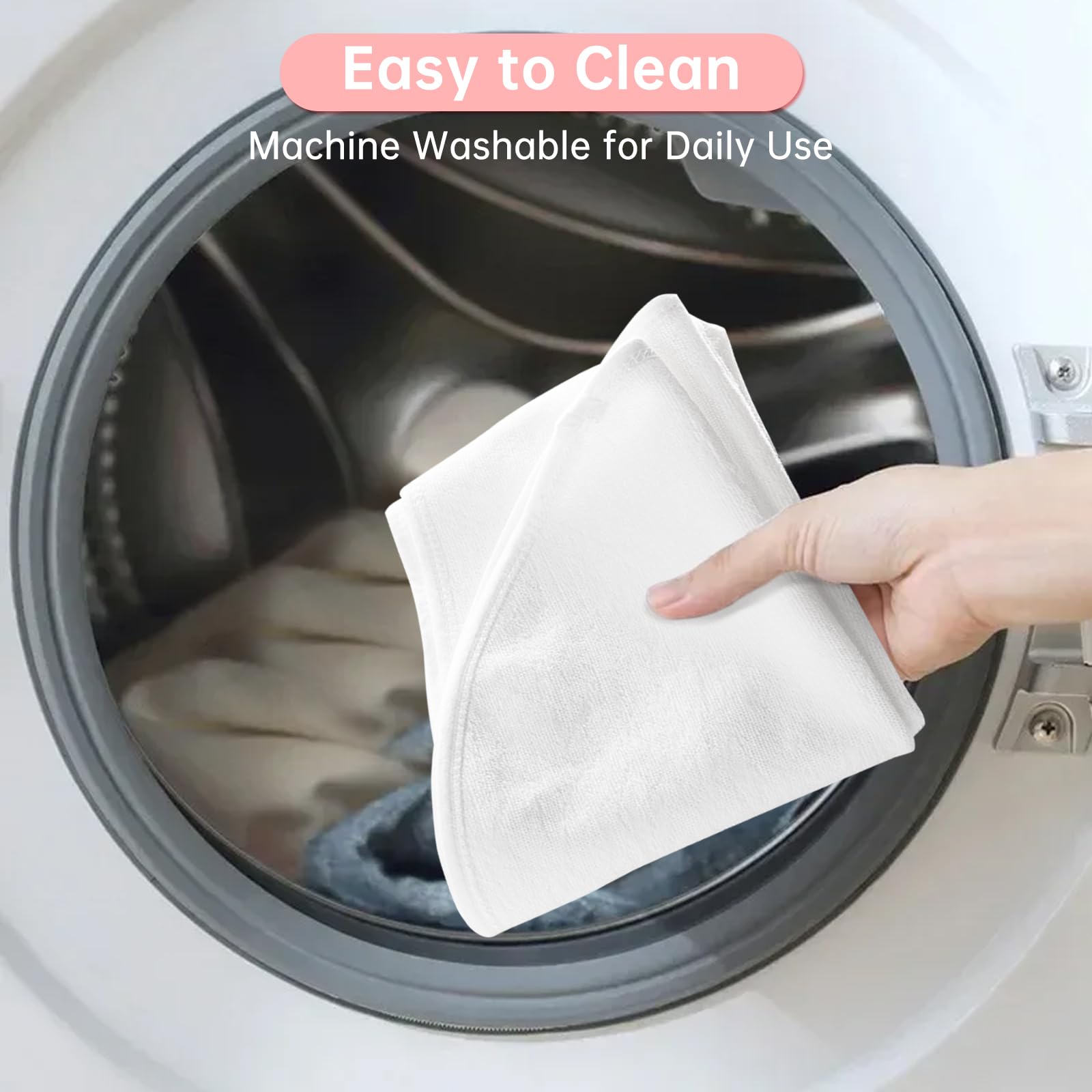 Ajrwiiy changing pad liners are reusable and machine washable for easy cleanup.
