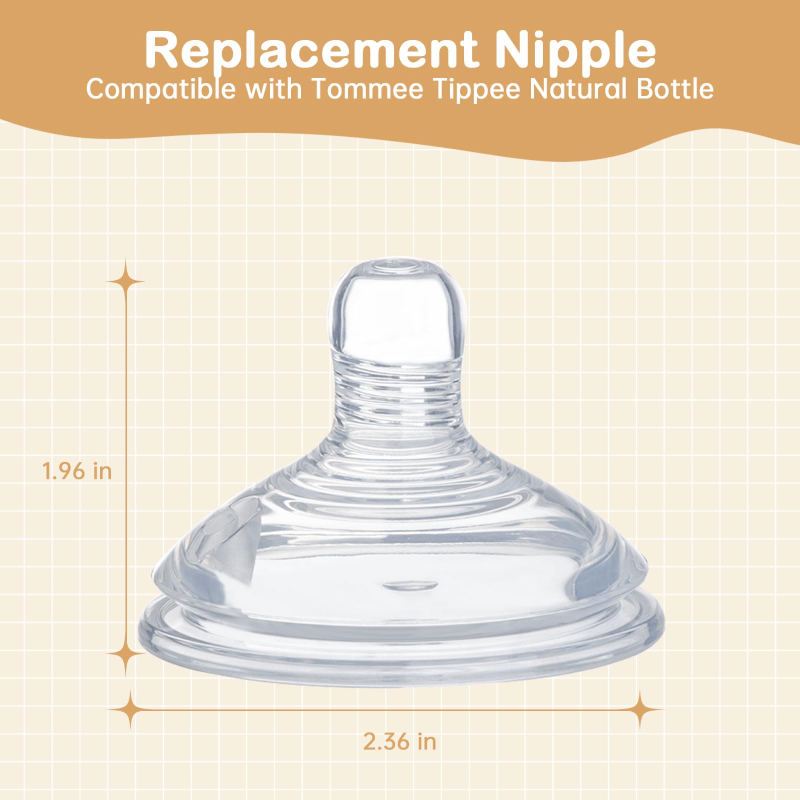 Ajrwiiy compatible with Natural Bottle for quick replacement.