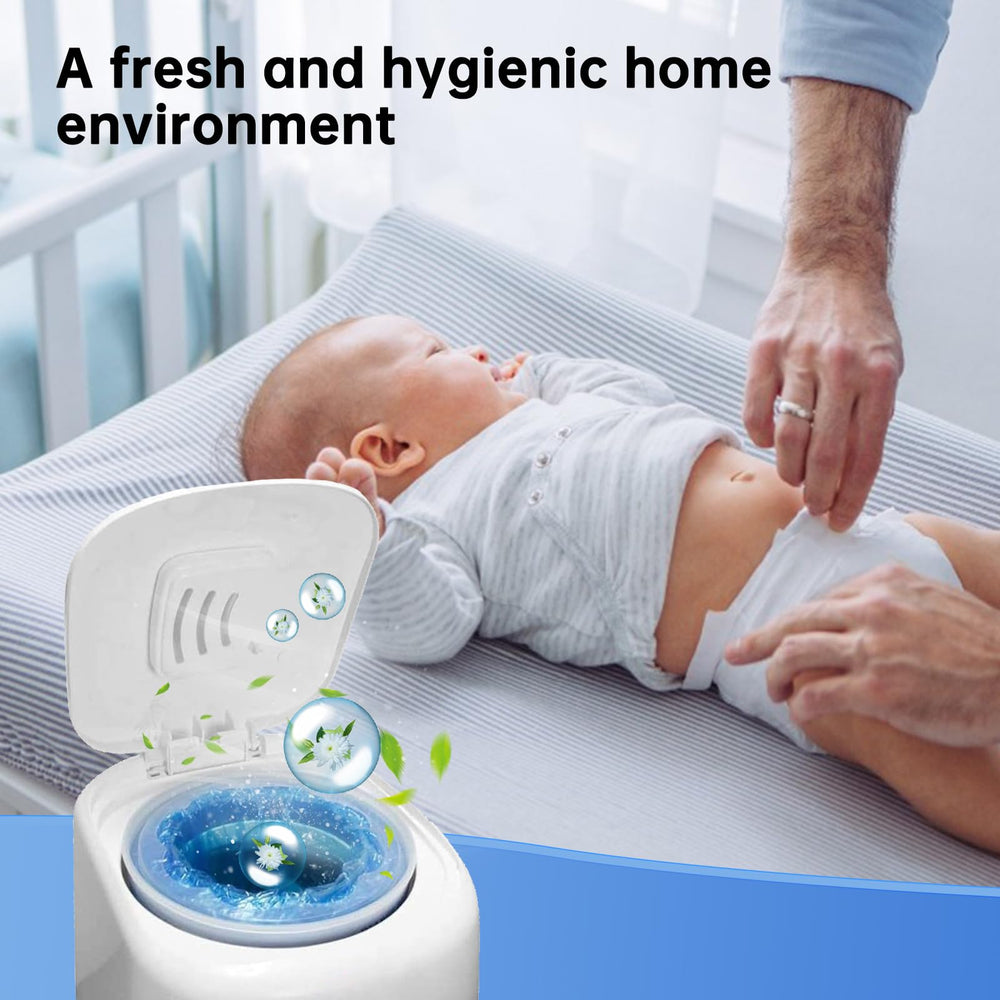 Ajrwiiy 2,176-diaper capacity minimizes bag changes