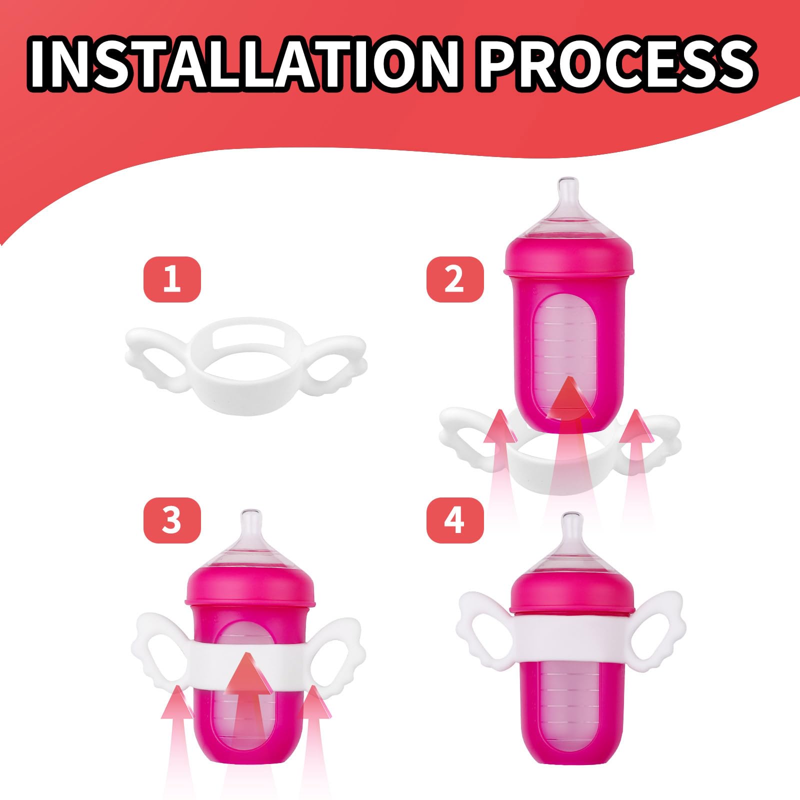 Ajrwiiy durable silicone that's easy to clean after feeding.