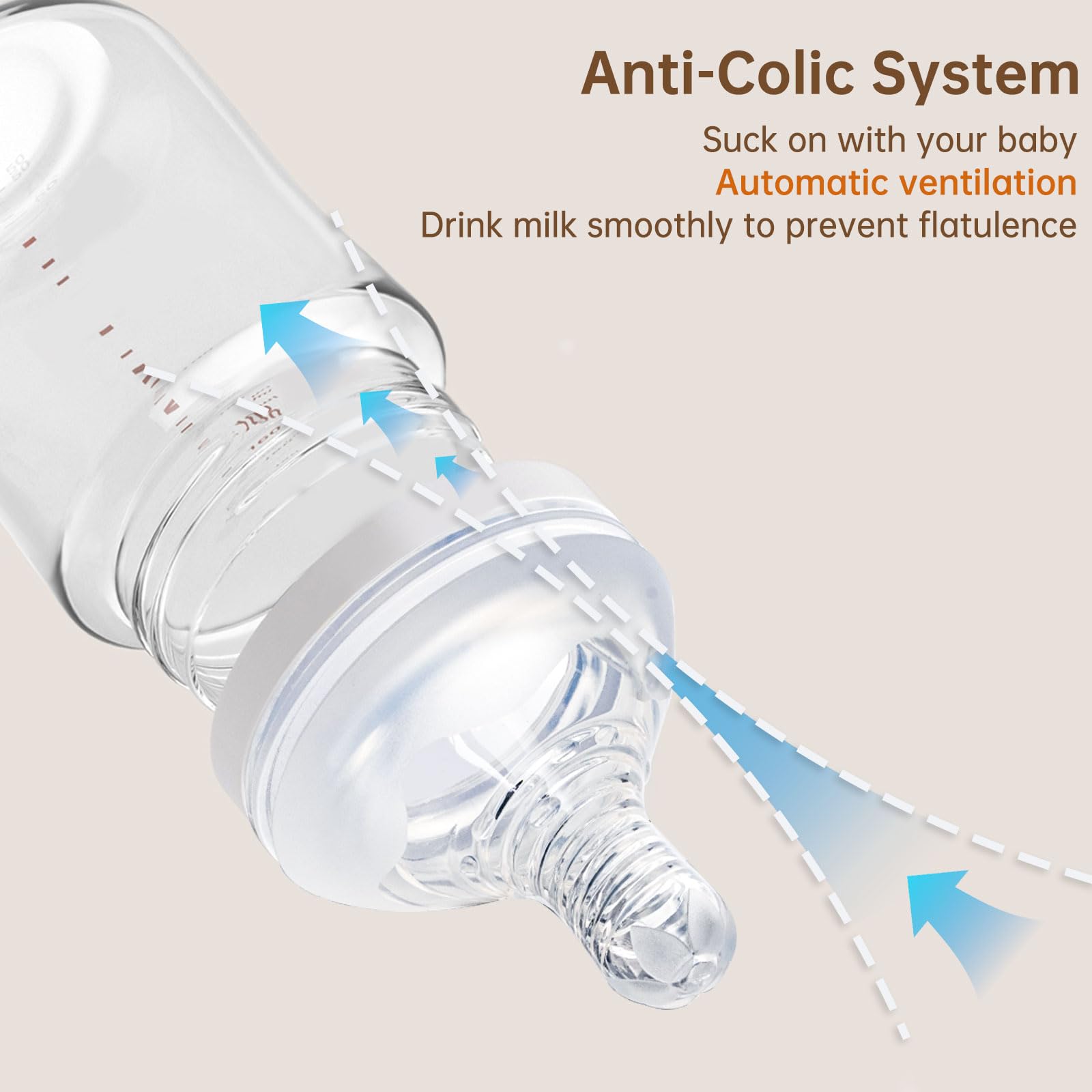 Ajrwiiy durable silicone nipple for Pigeon bottle withstands frequent washing