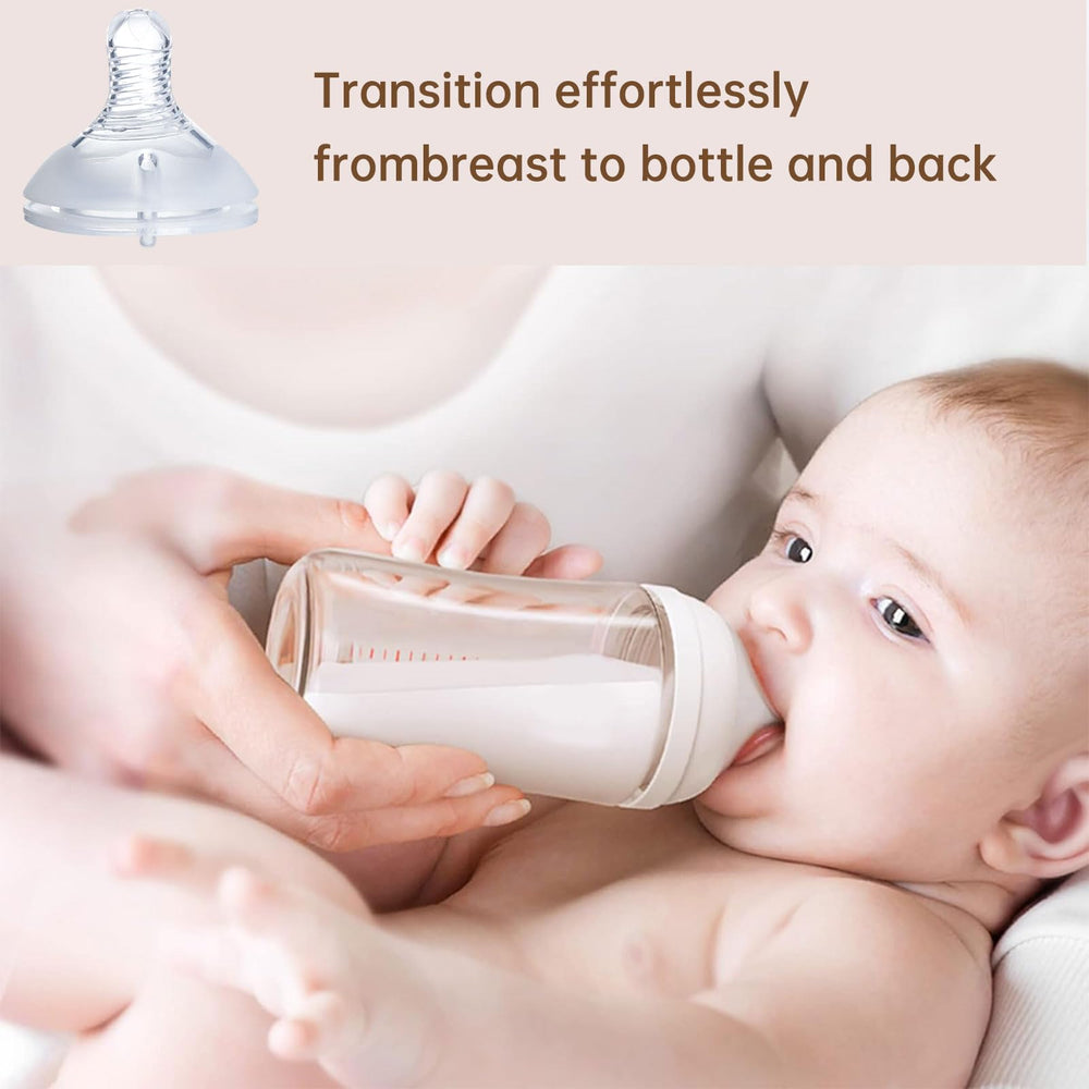 Ajrwiiy easy-clean dishwasher-safe nipple highlights convenient maintenance.
