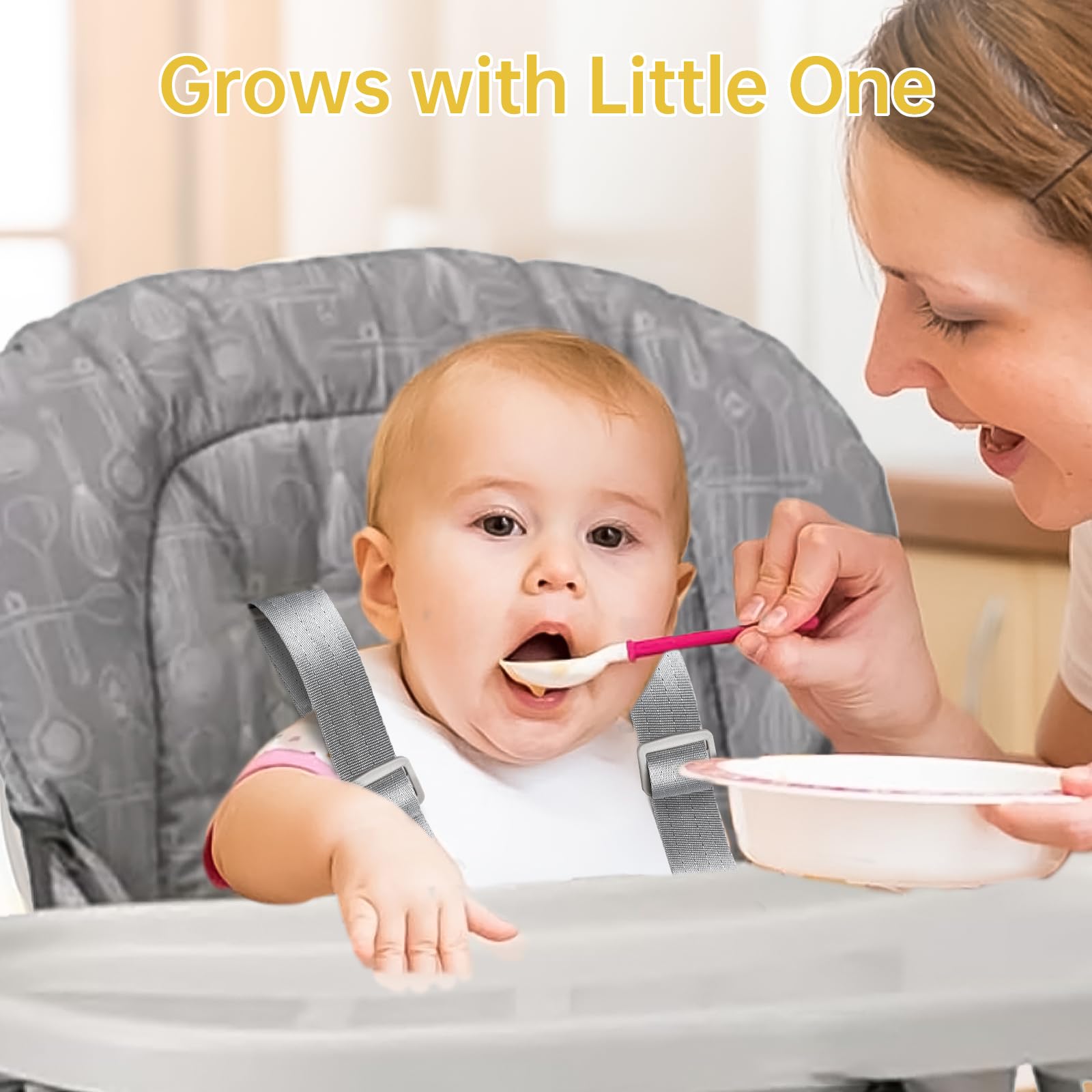 Ajrwiiy high chair accessory install makes retrofitting Graco chairs effortless.