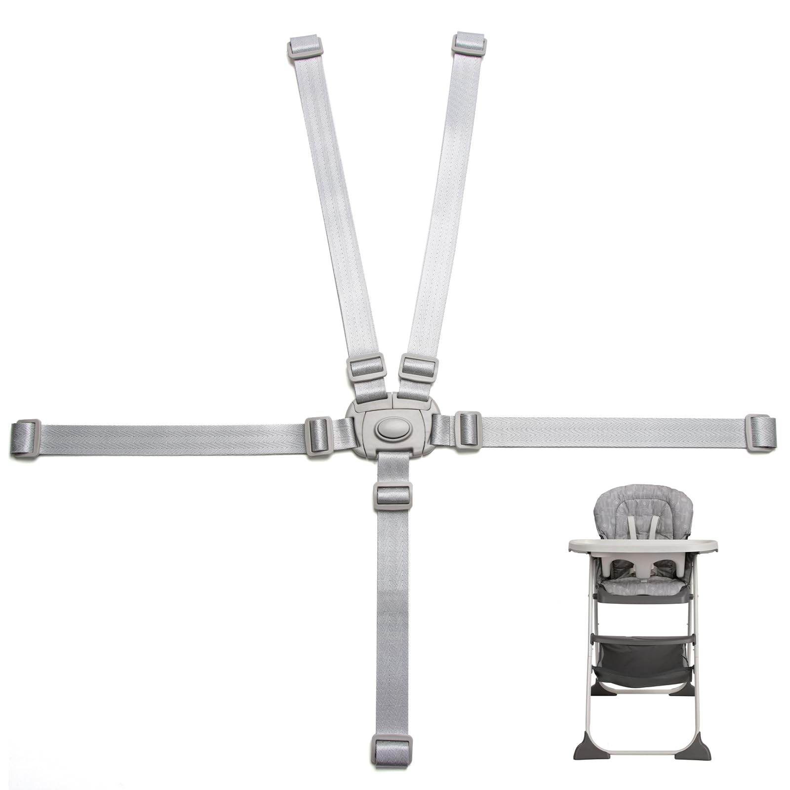 Ajrwiiy high chair straps fit Graco chairs for a secure, quick-install upgrade.