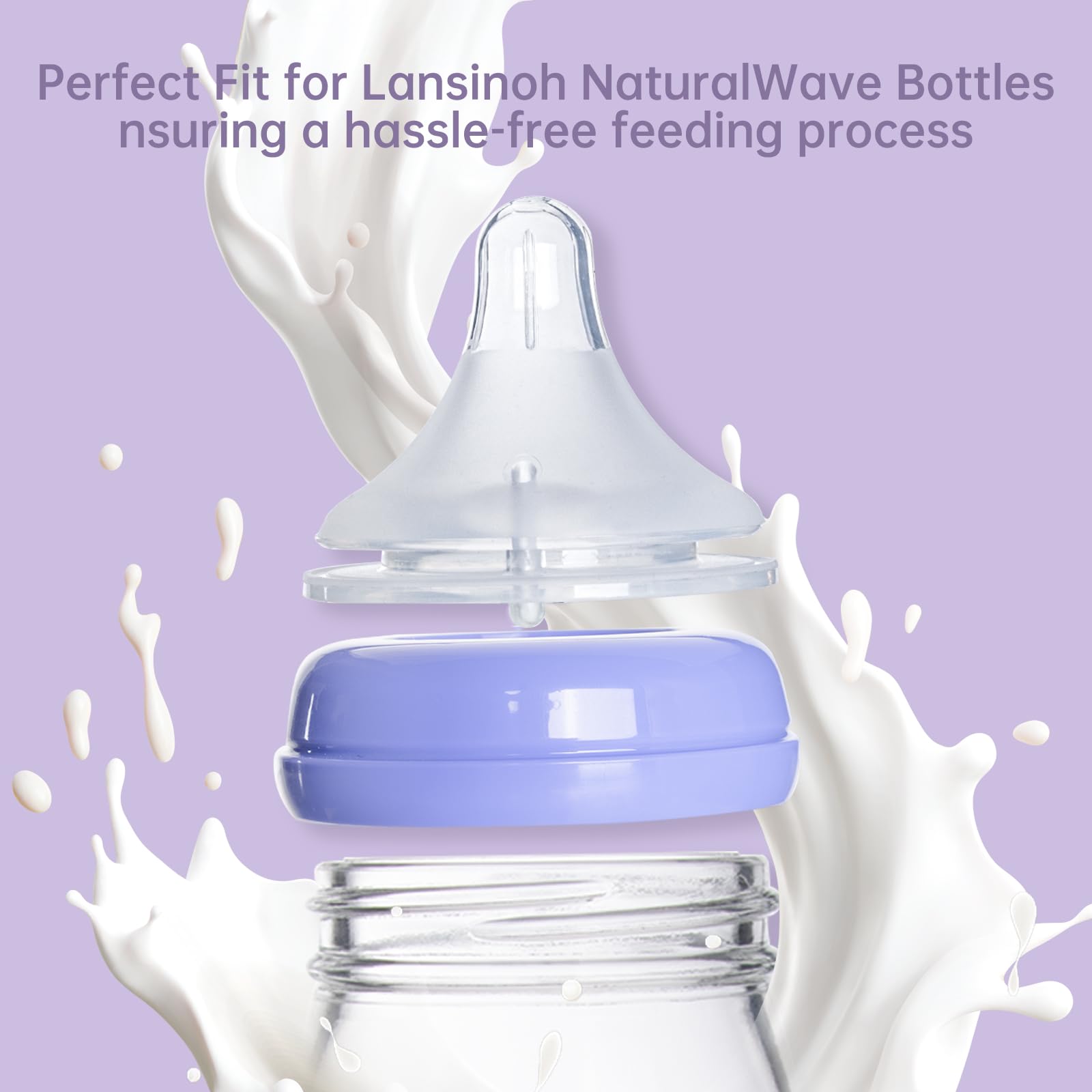 Ajrwiiy soft silicone nipples enable easy latch during feeding