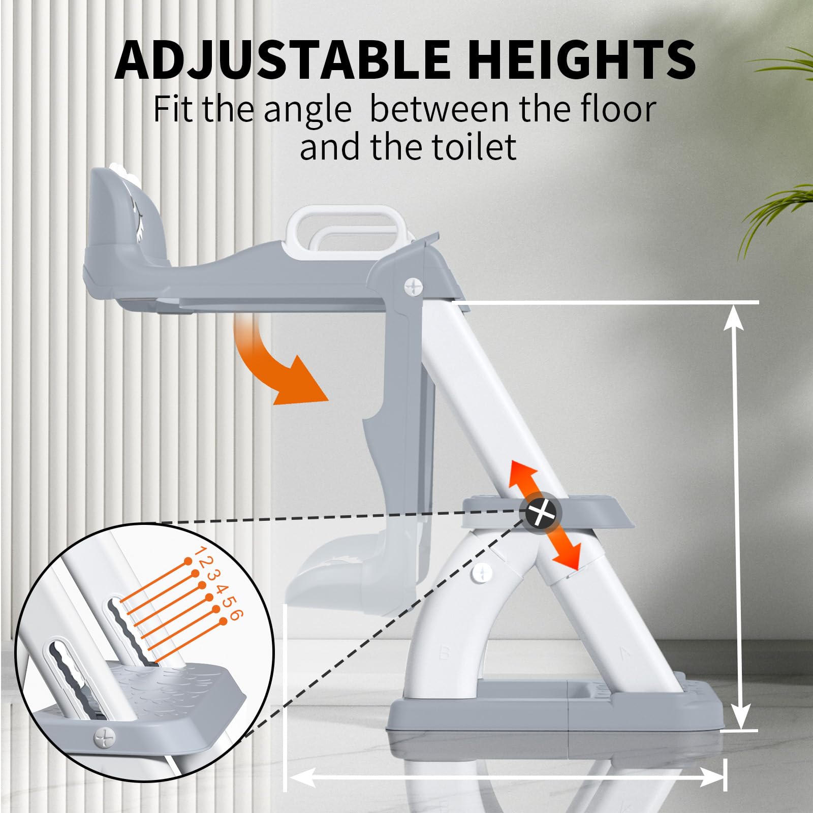 AJVV potty training seat assembly, quick setup with clear steps.