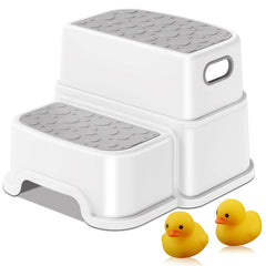 AJVV Toddler Step Stool anti-slip surface for secure potty training