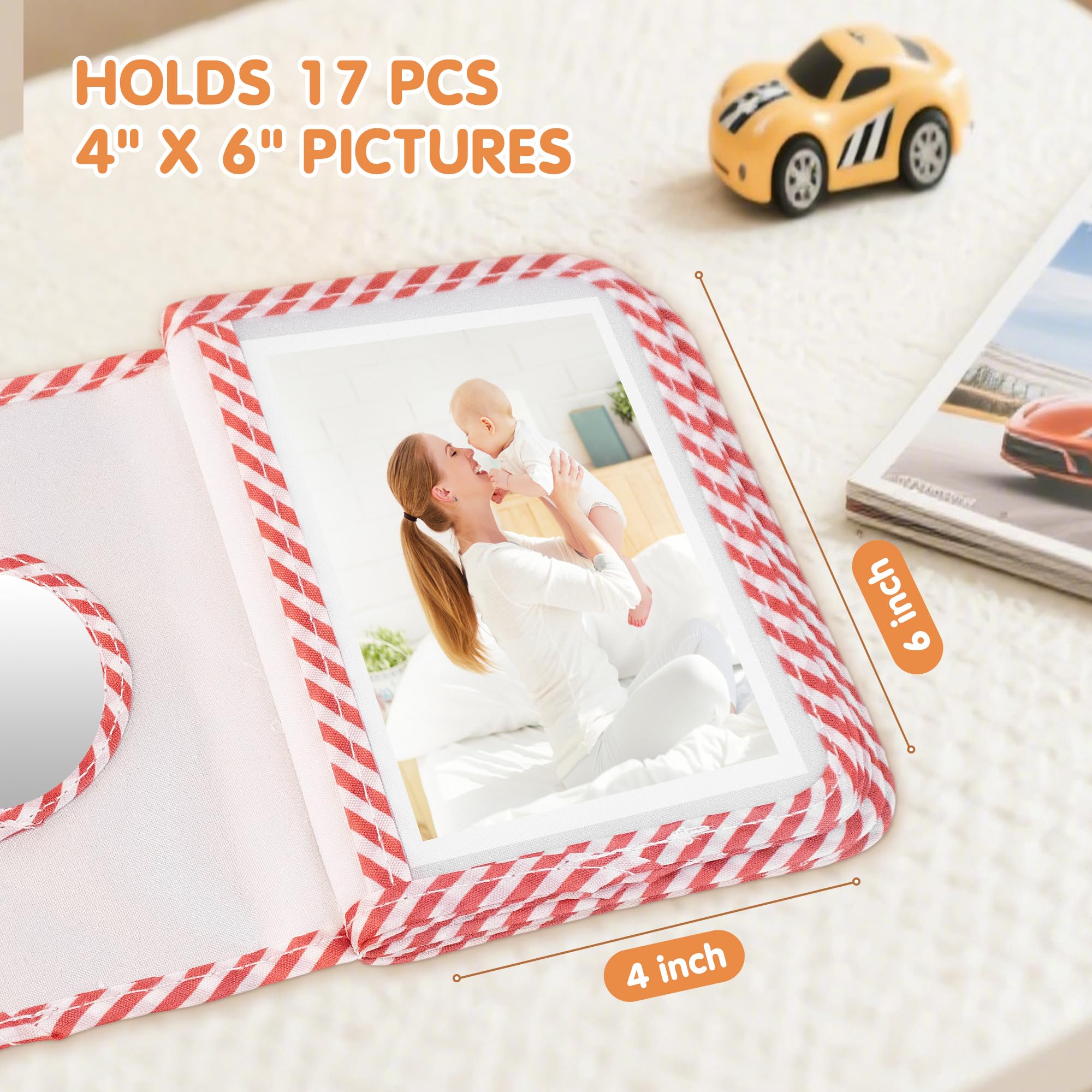 AKAYOK child-safe mirror on the back page invites gentle exploration