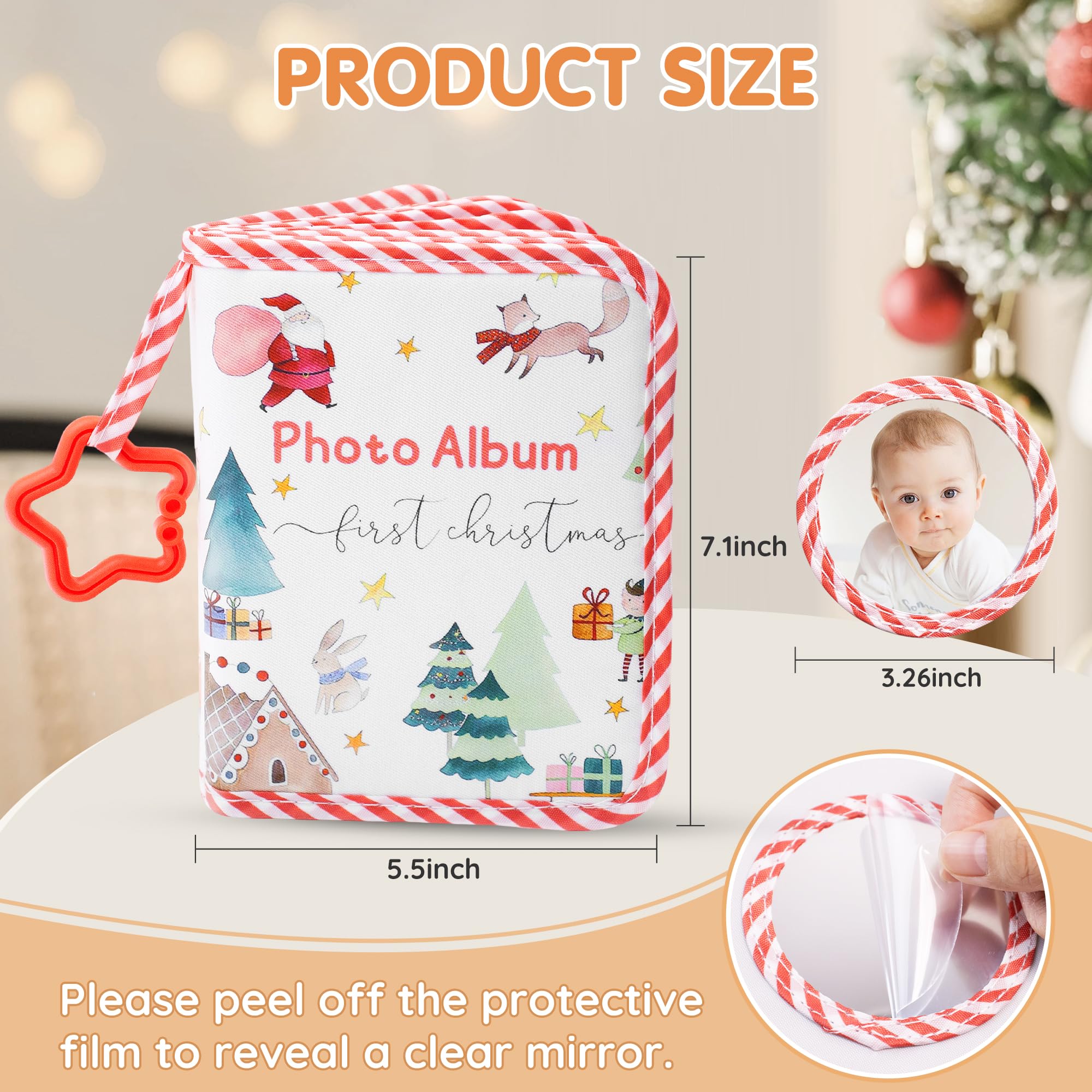 AKAYOK gift-ready Christmas photo album, ideal for christenings and birthdays