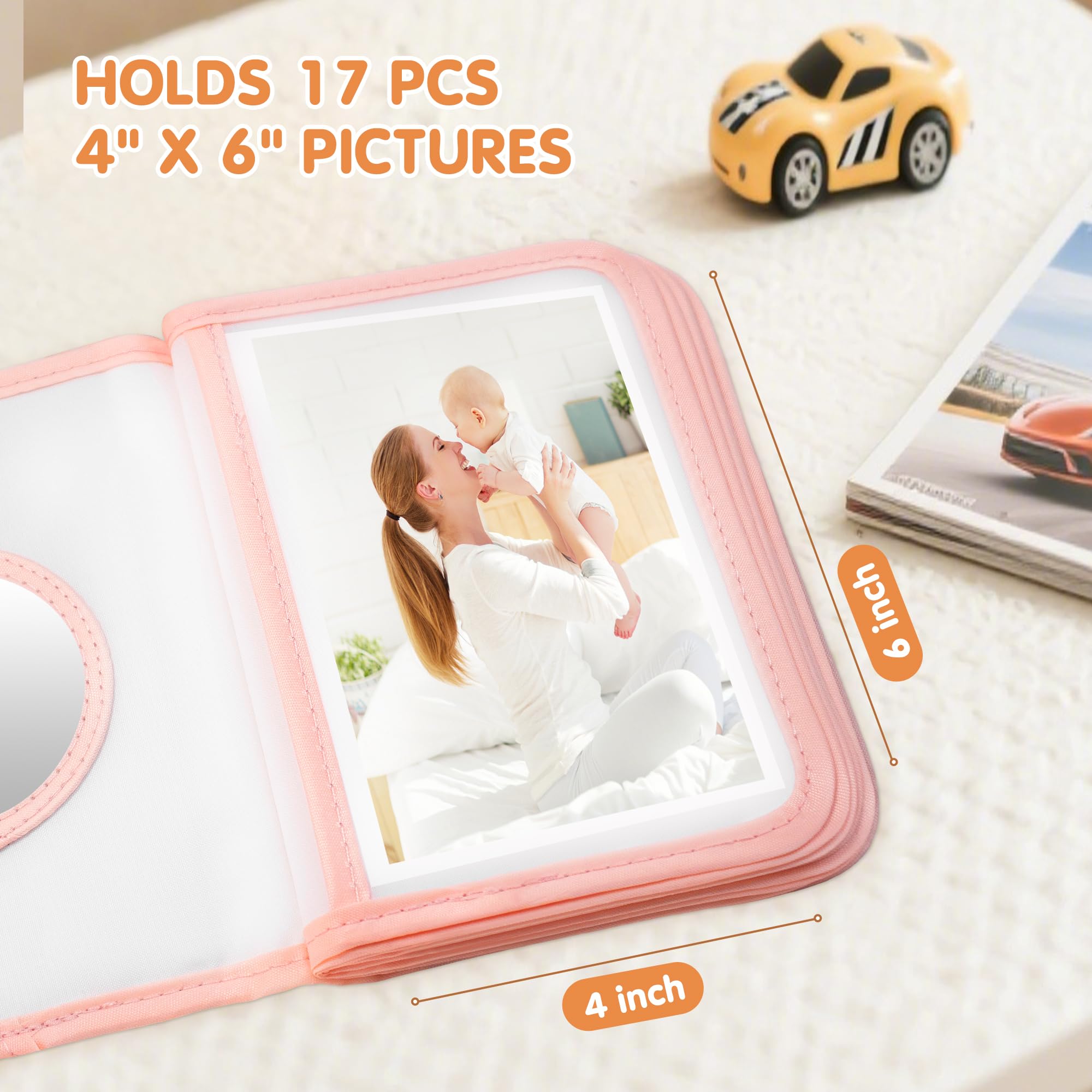 AKAYOK small photo album compact-size handheld design supports on-the-go memories.