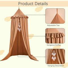 Akiky canopy installation kit shown for quick, tool-free setup