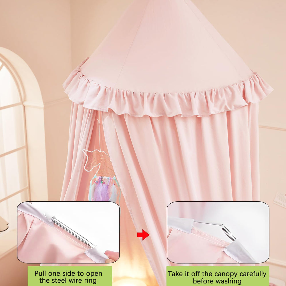 Akiky nursery decor transforms a room into a fairy space for playtime.