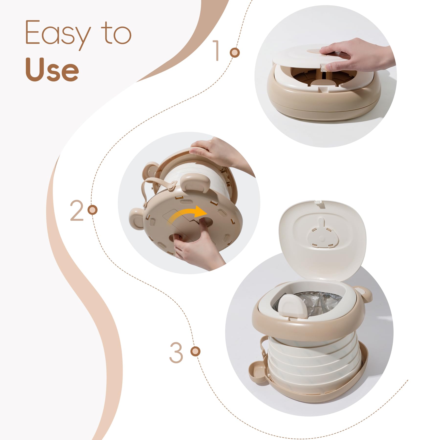 AKIMRABY Absorbent pads kit helps contain urine and minimize splashes