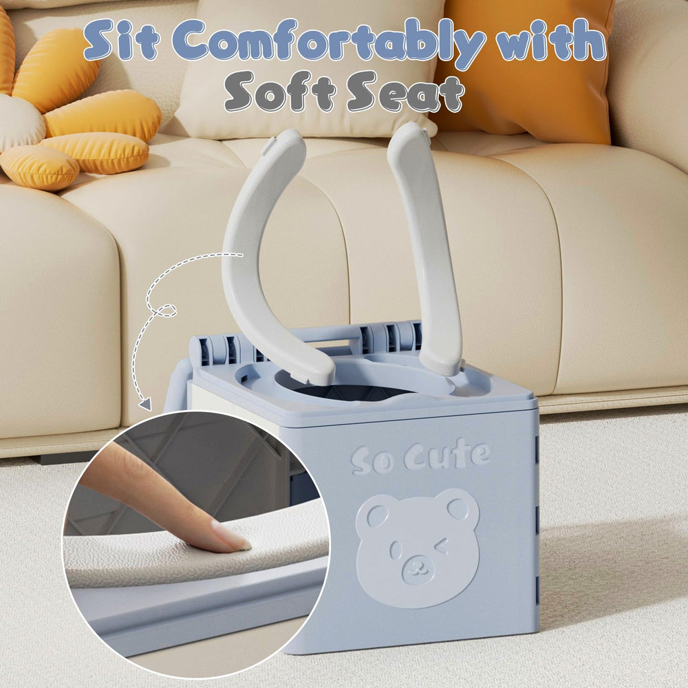 AKIMRABY travel potty-safe-structure ensures sturdy support for toddlers on adventures