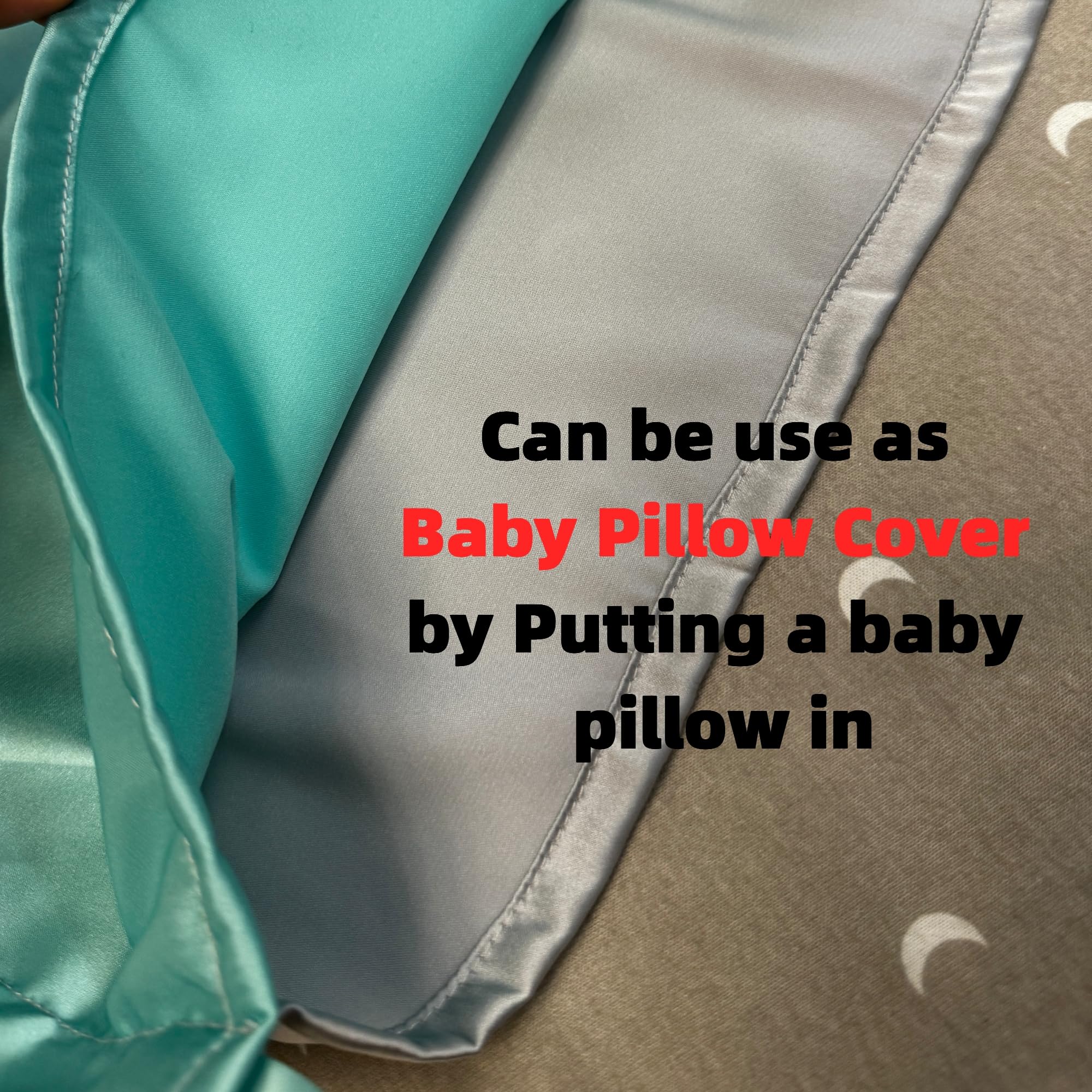 AKISS double-layer pillow cover demonstrates 2-in-1 versatility for bedtime routines.