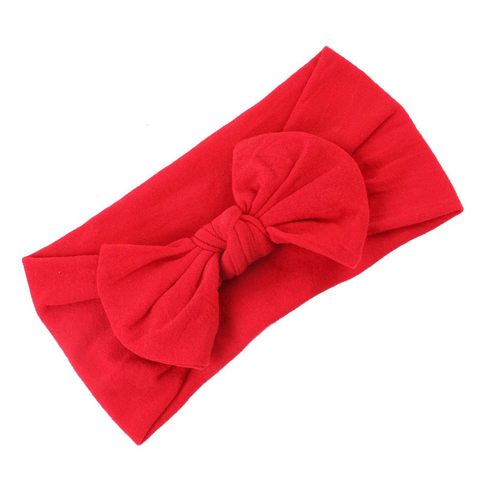 AKOAK baby headband red flat lay showcases clean design and versatile styling
