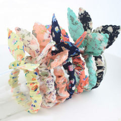 AKOAK leopard pattern hair tie adds fun vibe to kids' hairstyles.