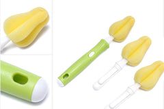 AKOAK sponge-brush easy to rinse, shake, and dry after use.